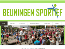 Tablet Screenshot of beuningensportief.nl